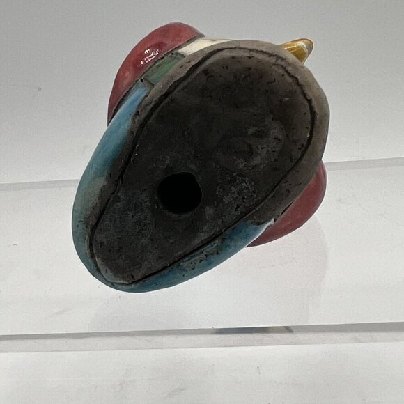 Fenix Raku Pottery Handcrafted 3.5" Ceramic Penguin Artisan Collectible Artsy - Picture 10 of 11